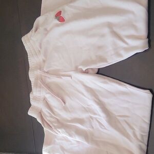 Milkshake Pink Embroidered Strawberry Sweats 🍓🌸